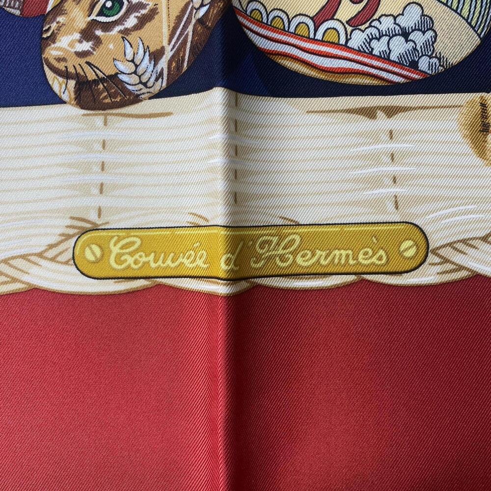 HERMES Authentic Black Scarf - Picture 4 of 6
